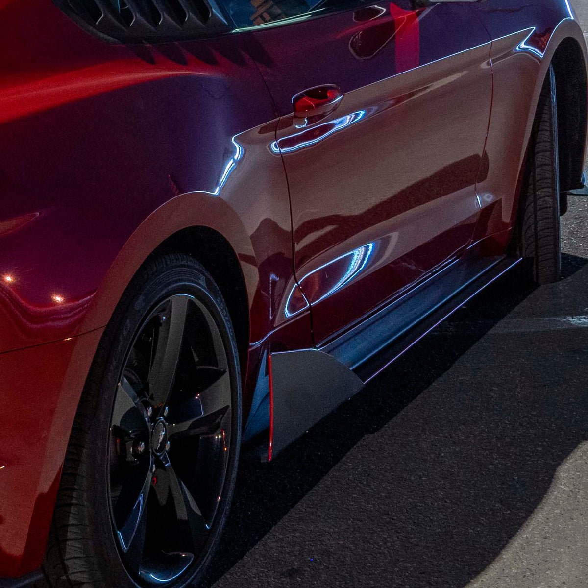 2018-2025 Ford Mustang Full Aero Package, 3-Piece Kit - view 3
