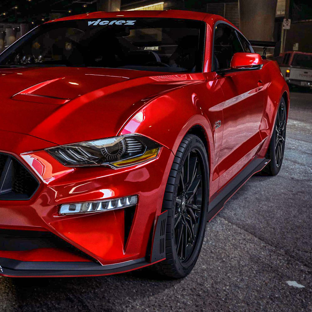 2018-2025 Ford Mustang Full Aero Package, 3-Piece Kit - view 5