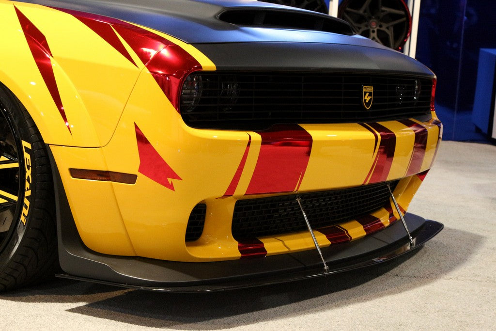 Carbon Fiber Front Wind Splitter- 2018-2023 Dodge Challenger factory Widebody