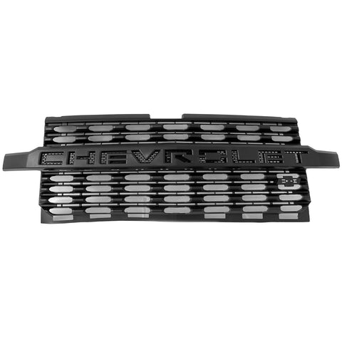 2019-2021 Chevrolet Silverado Replacement Black Front Grille (Part VZ104493)