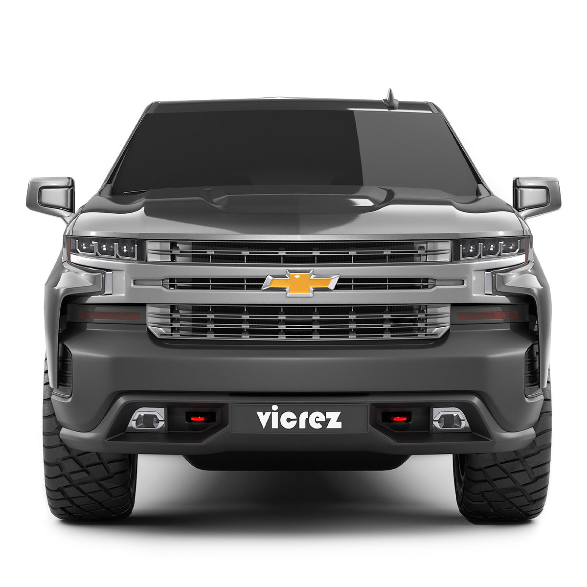 2019-2021 Chevrolet Silverado Replacement Front Grille (Part VZ104485)