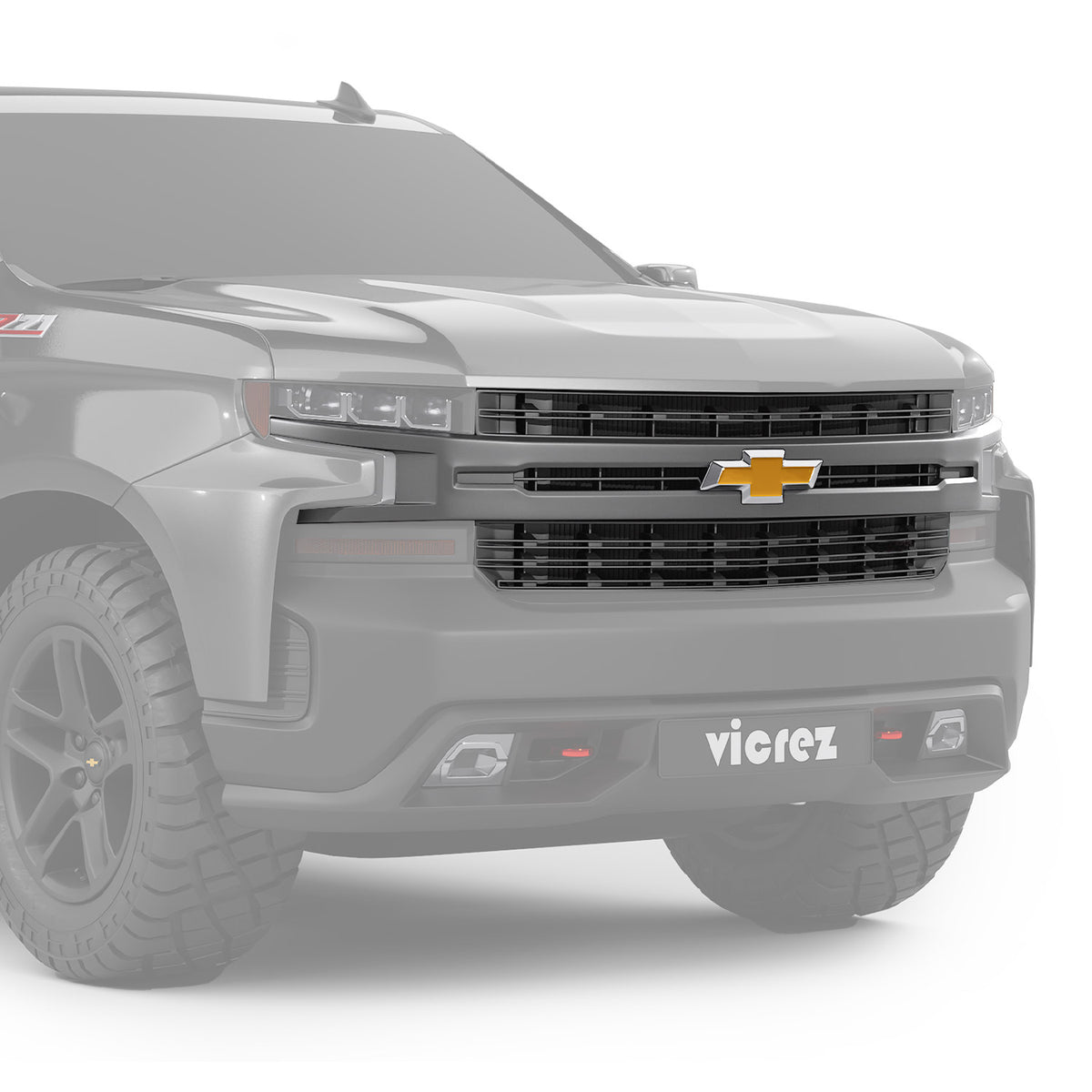 2019-2021 Chevrolet Silverado Replacement Front Grille (Part VZ104485)
