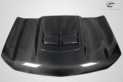 2019-2023 Chevrolet Silverado 1500 ZL1 Look Hood, Carbon Fiber - view 2