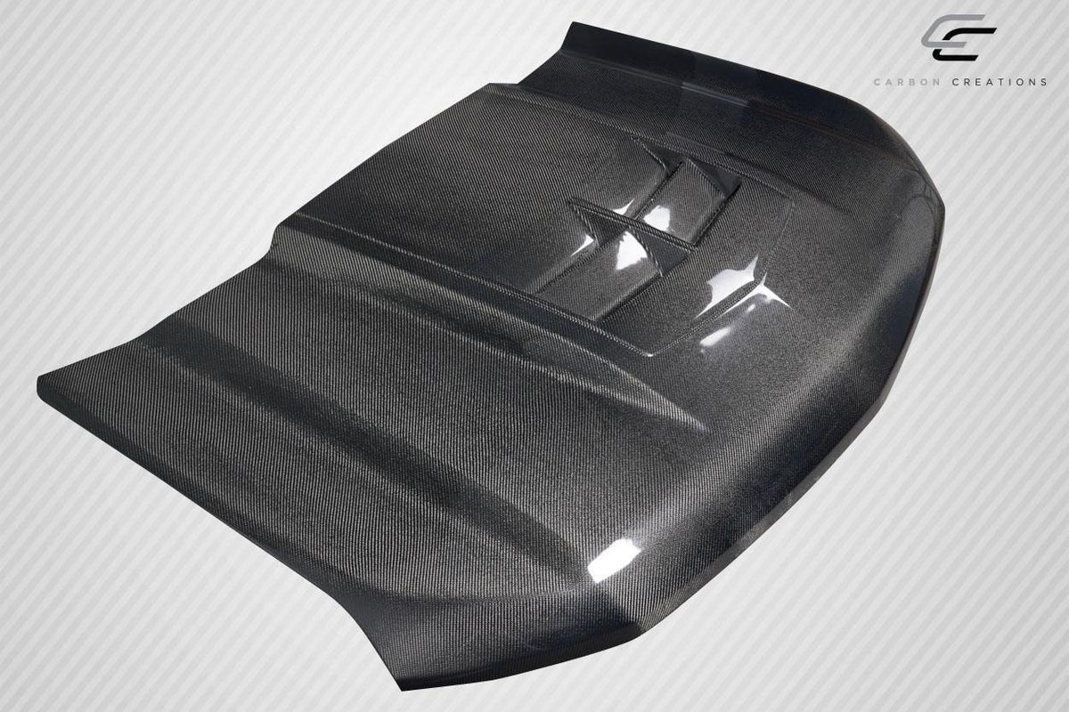 2019-2023 Chevrolet Silverado 1500 ZL1 Look Hood, Carbon Fiber - view 3