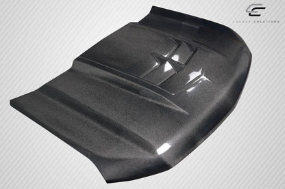 2019-2023 Chevrolet Silverado 1500 ZL1 Look Hood, Carbon Fiber - view 3