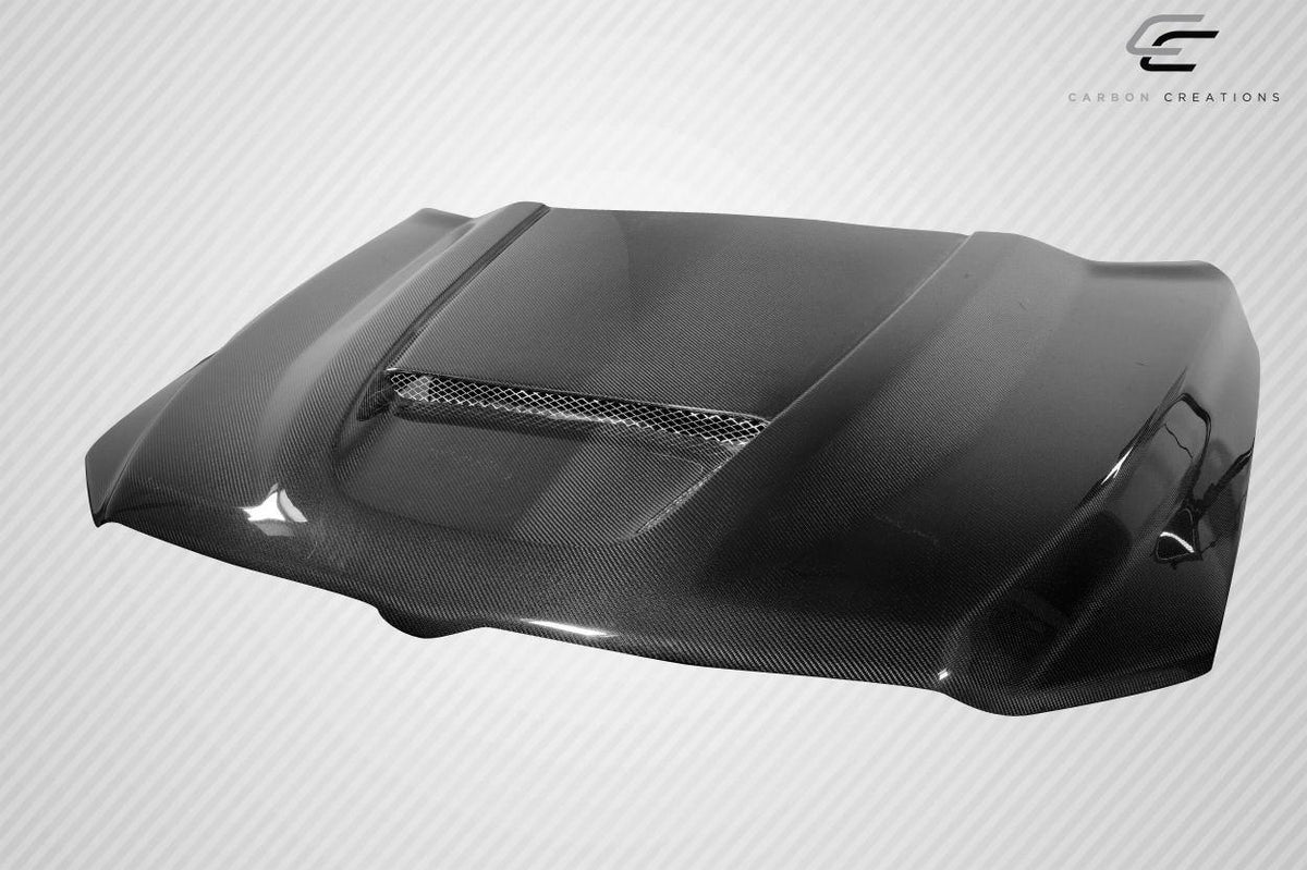2019-2025 Dodge Ram 1500 SRT Ram Air Hood, Carbon Fiber - view 3