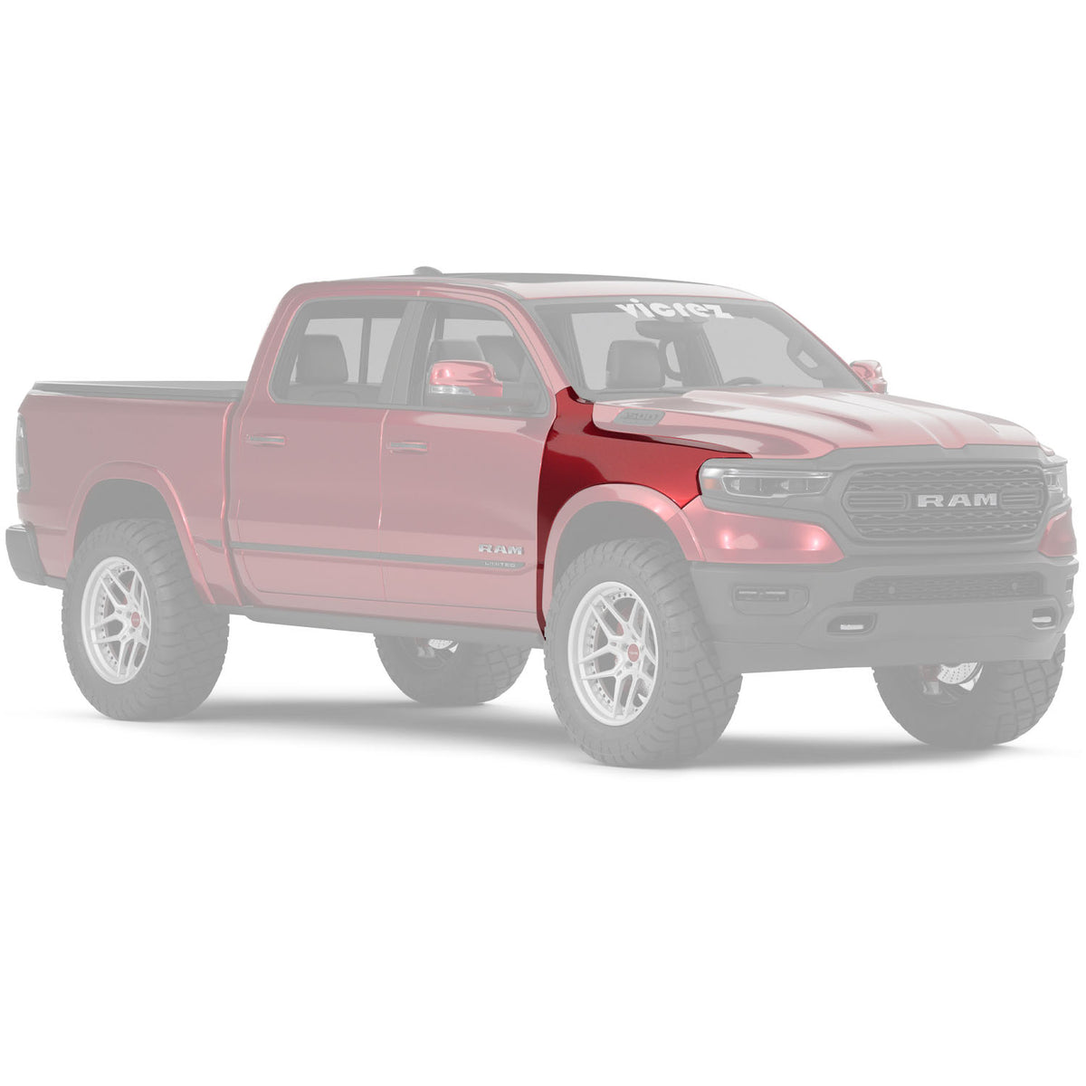 2019-2025 RAM 1500 Replacement Front Fender Right Passenger Side