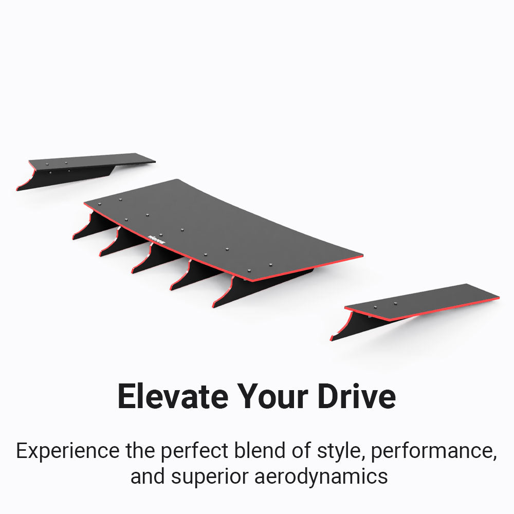 2019-2026 BMW Z4 Zonari VR5 Rear Diffuser, ABS - view 3