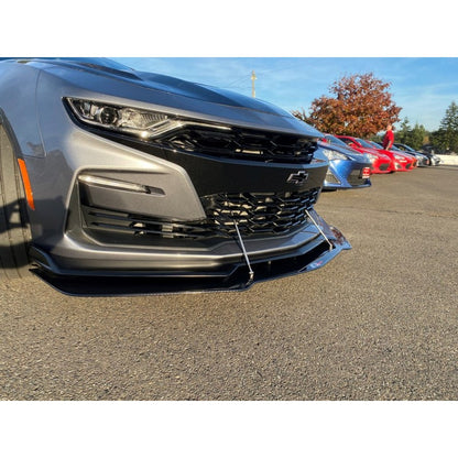 Carbon Fiber Front Wind Splitter-2019-2024 Chevrolet Camaro SS 1LE