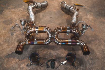 2020-2023 Ferrari F8 Valved Sport Exhaust System