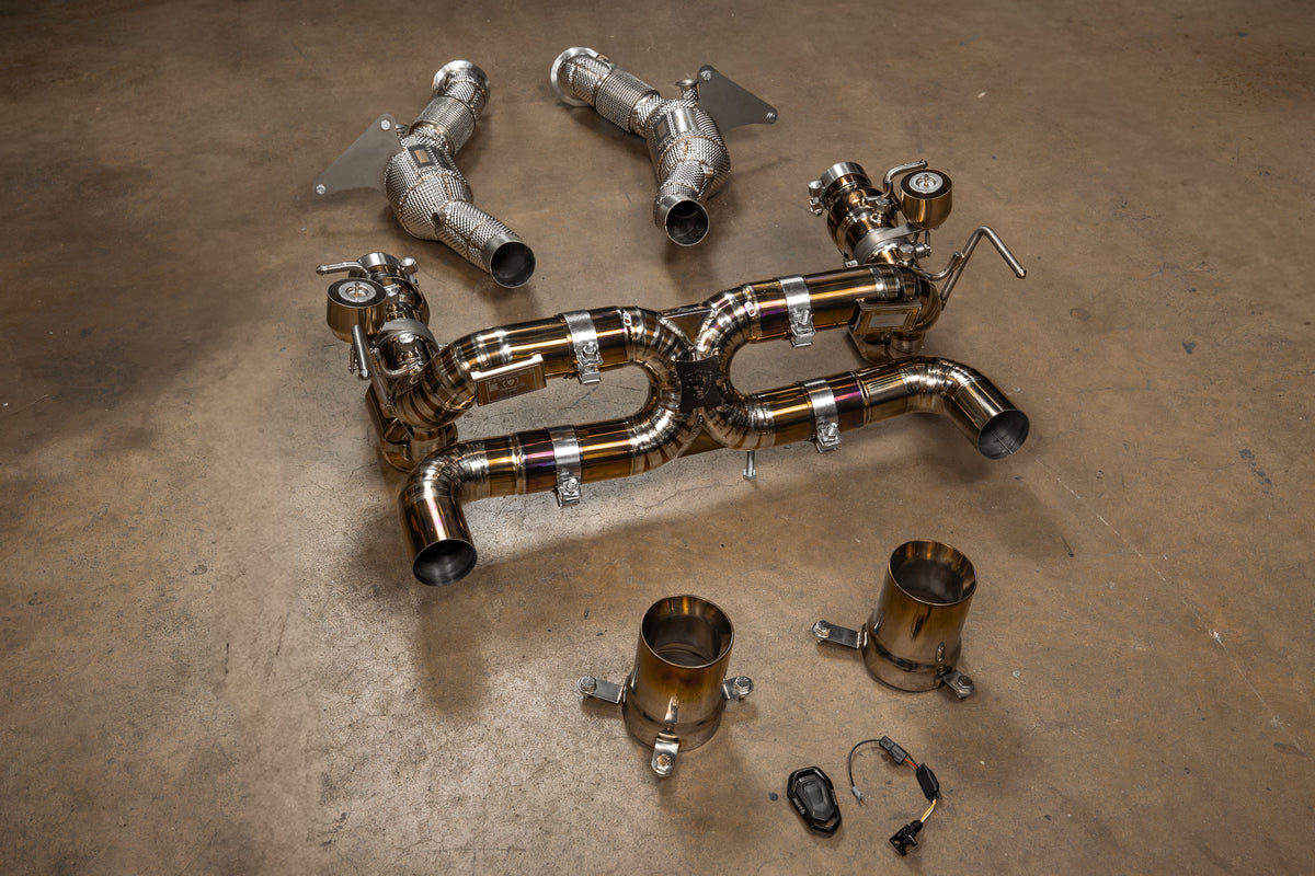 2020-2023 Ferrari F8 Valved Sport Exhaust System