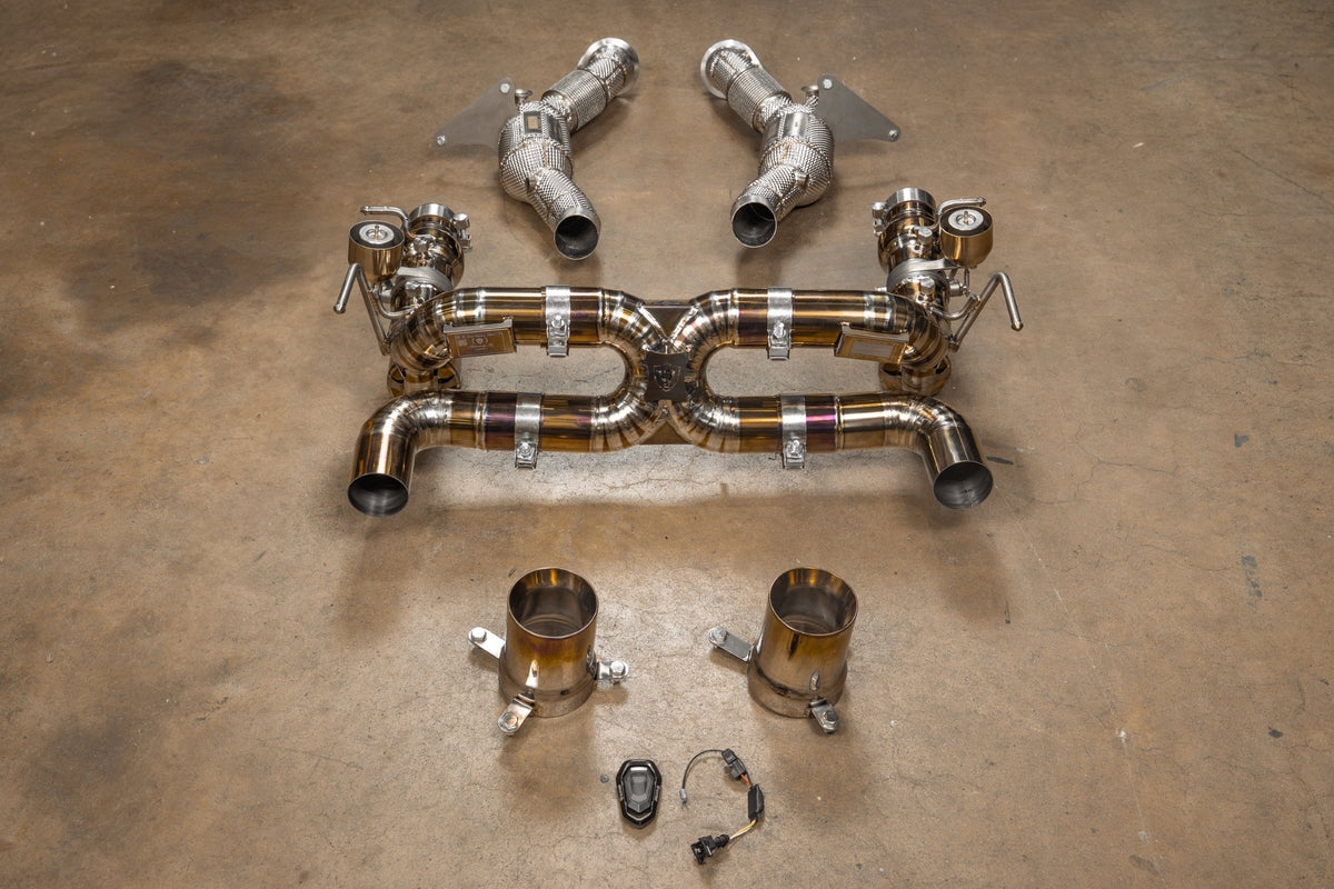 2020-2023 Ferrari F8 Valved Sport Exhaust System