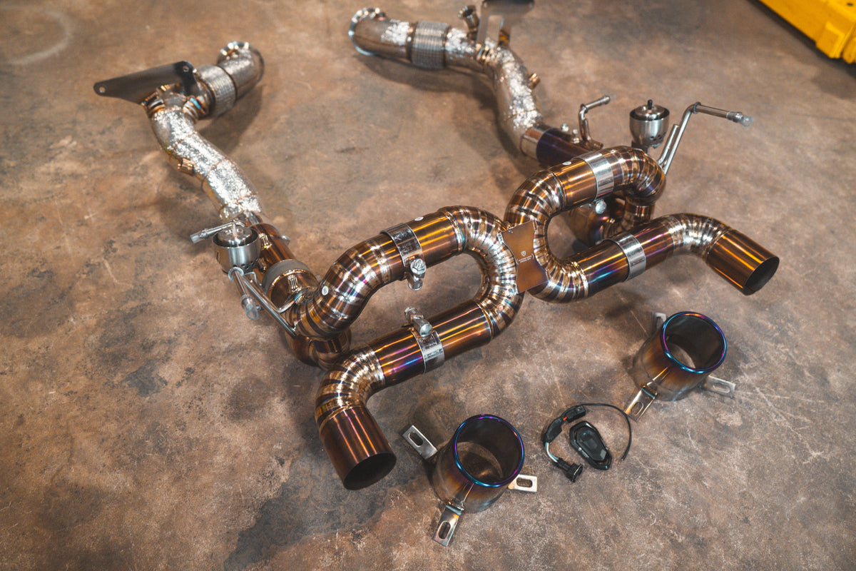 2020-2023 Ferrari F8 Valved Sport Exhaust System