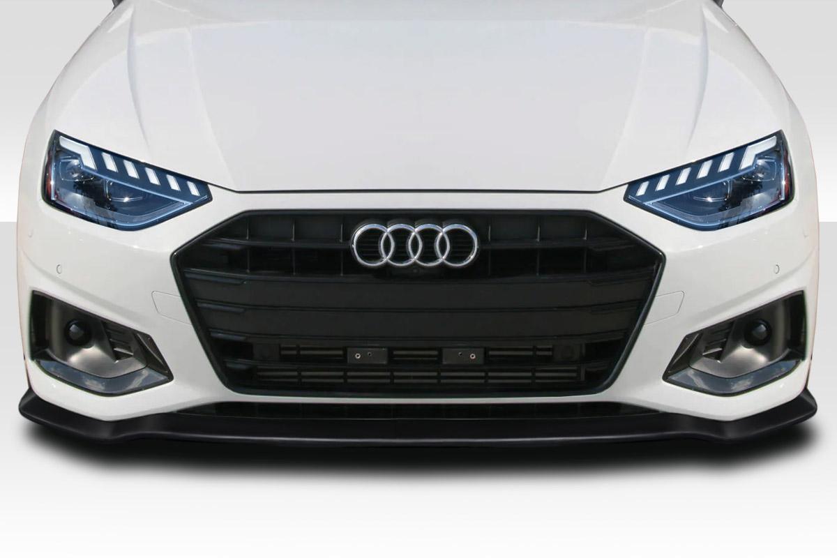 2020-2025 Audi A4 S4 Elver Front Lip Spoiler Air Dam, Fiberglass - view 1