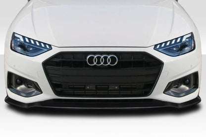 2020-2025 Audi A4 S4 Elver Front Lip Spoiler Air Dam, Fiberglass - view 1