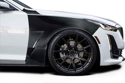 2020-2025 Cadillac CT5 Impulse Front Fenders, Carbon Fiber - view 1