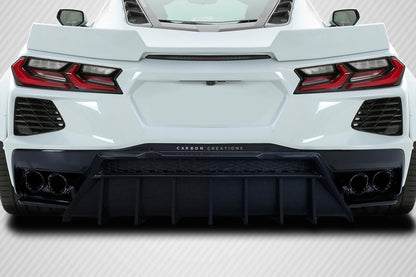 2020-2025 Chevrolet Corvette C8 Gran Veloce Rear Diffuser, Carbon - view 1