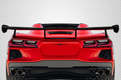 2020-2025 Chevrolet Corvette C8 High Wing Spoiler, Carbon Fiber - view 1