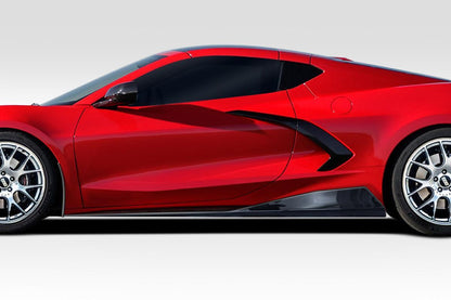 2020-2025 Chevrolet Corvette C8 GMX Side Skirt Rocker Panels - view 1