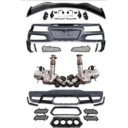 2020-2025 Corvette C8 Stingray Z06 Style Rear Bumper Kit - view 2