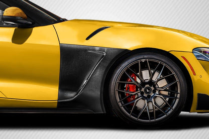 2020-2025 Toyota Supra A90 Apex Front Fenders, Carbon Fiber - view 1