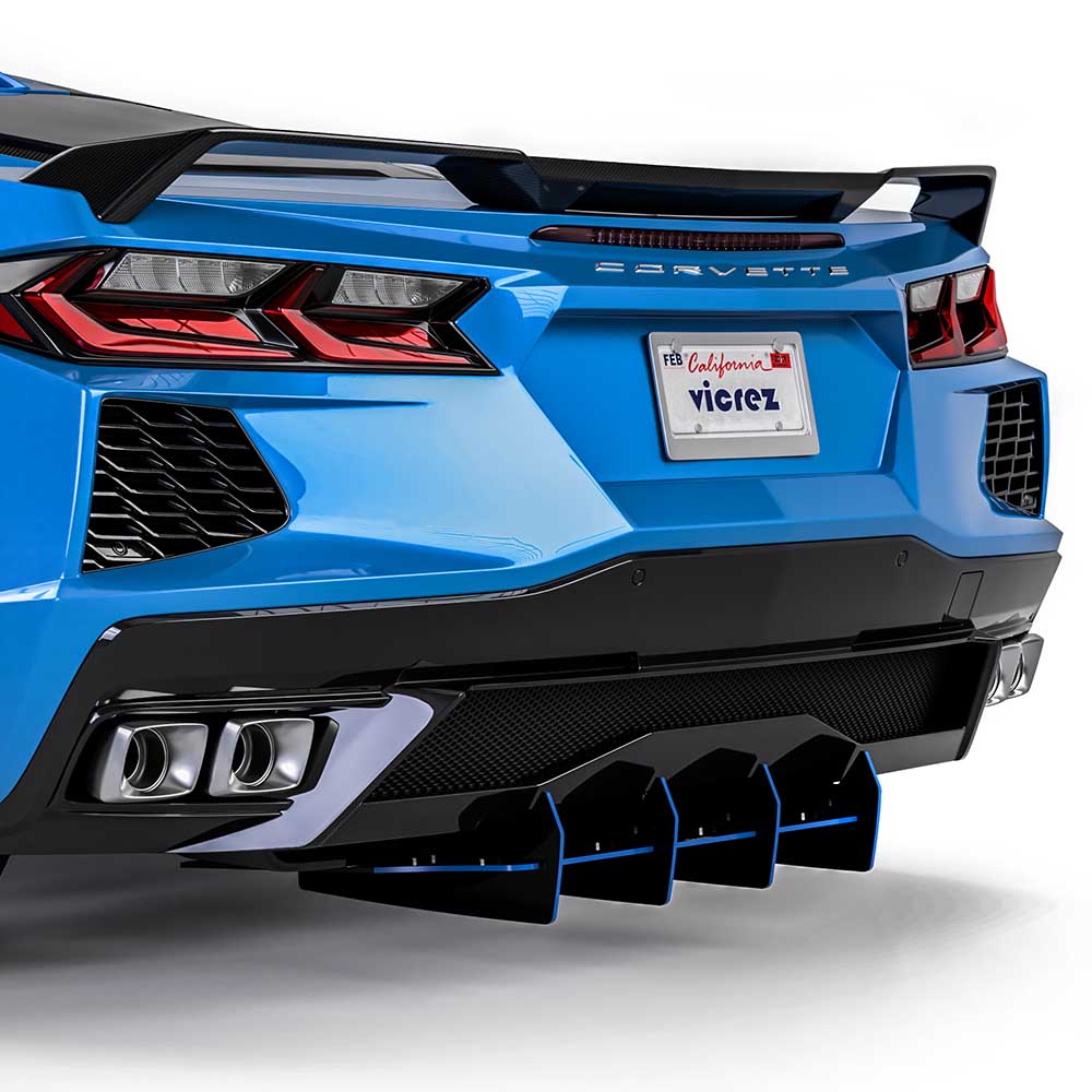 2020-2026 Chevrolet Corvette C8 160LV Rear Diffuser, USA
