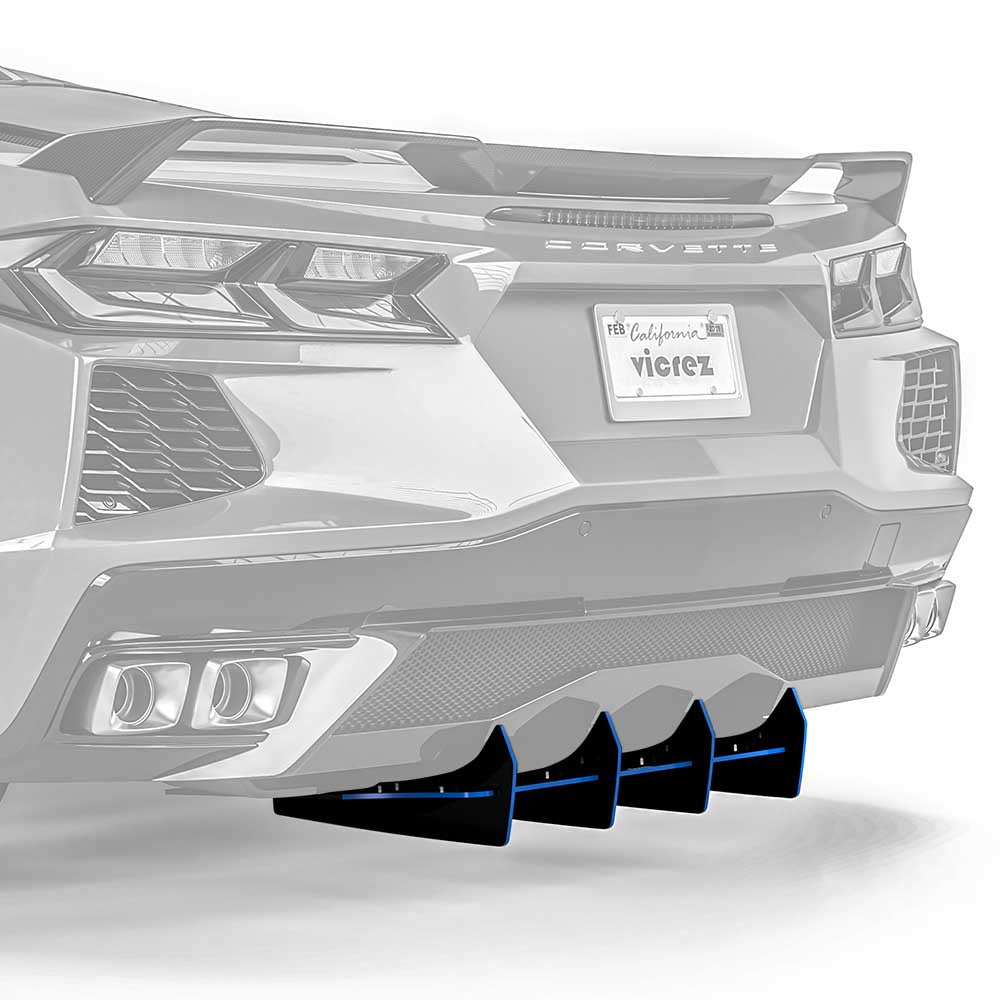 2020-2026 Chevrolet Corvette C8 160LV Rear Diffuser, USA - view 2