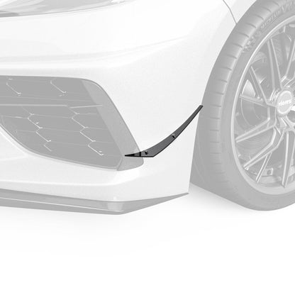 2020-2026 Chevrolet Corvette C8 1VR Front Bumper Canards - view 2