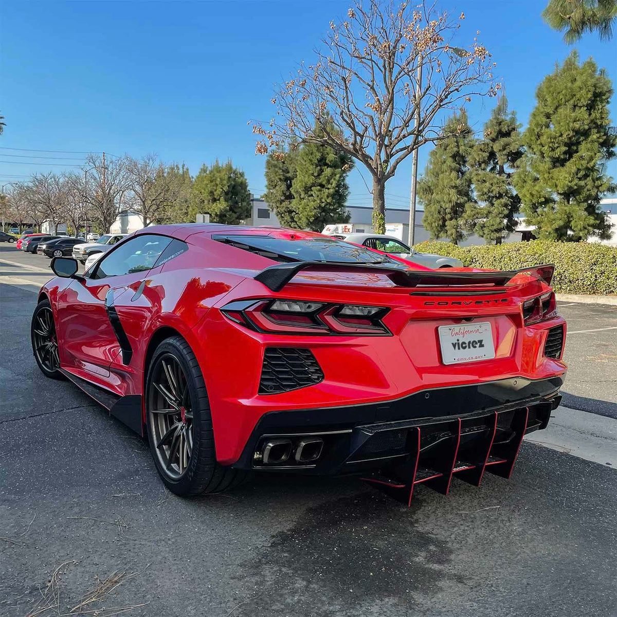 2020-2026 Chevrolet Corvette C8 328LV Rear Diffuser, USA - view 2