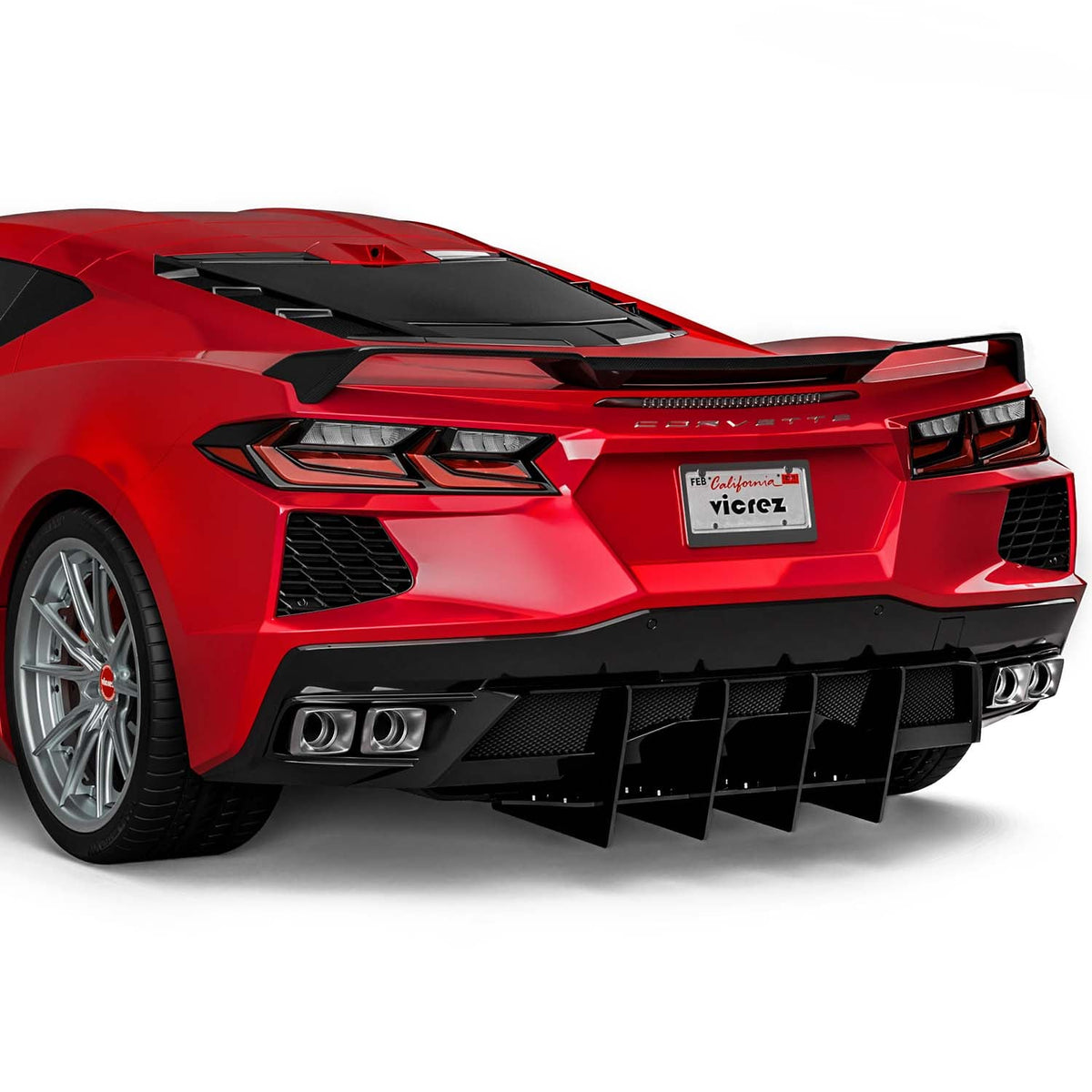 2020-2026 Chevrolet Corvette C8 328LV Rear Diffuser, USA - view 9