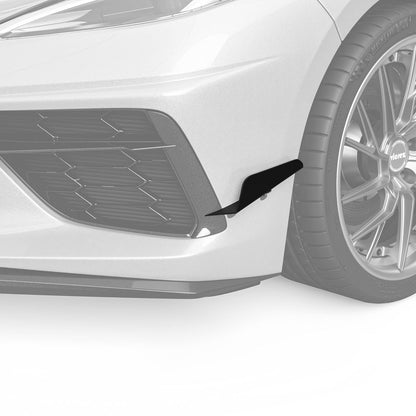 2020-2026 Chevrolet Corvette C8 3VR Front Bumper Canards - view 2
