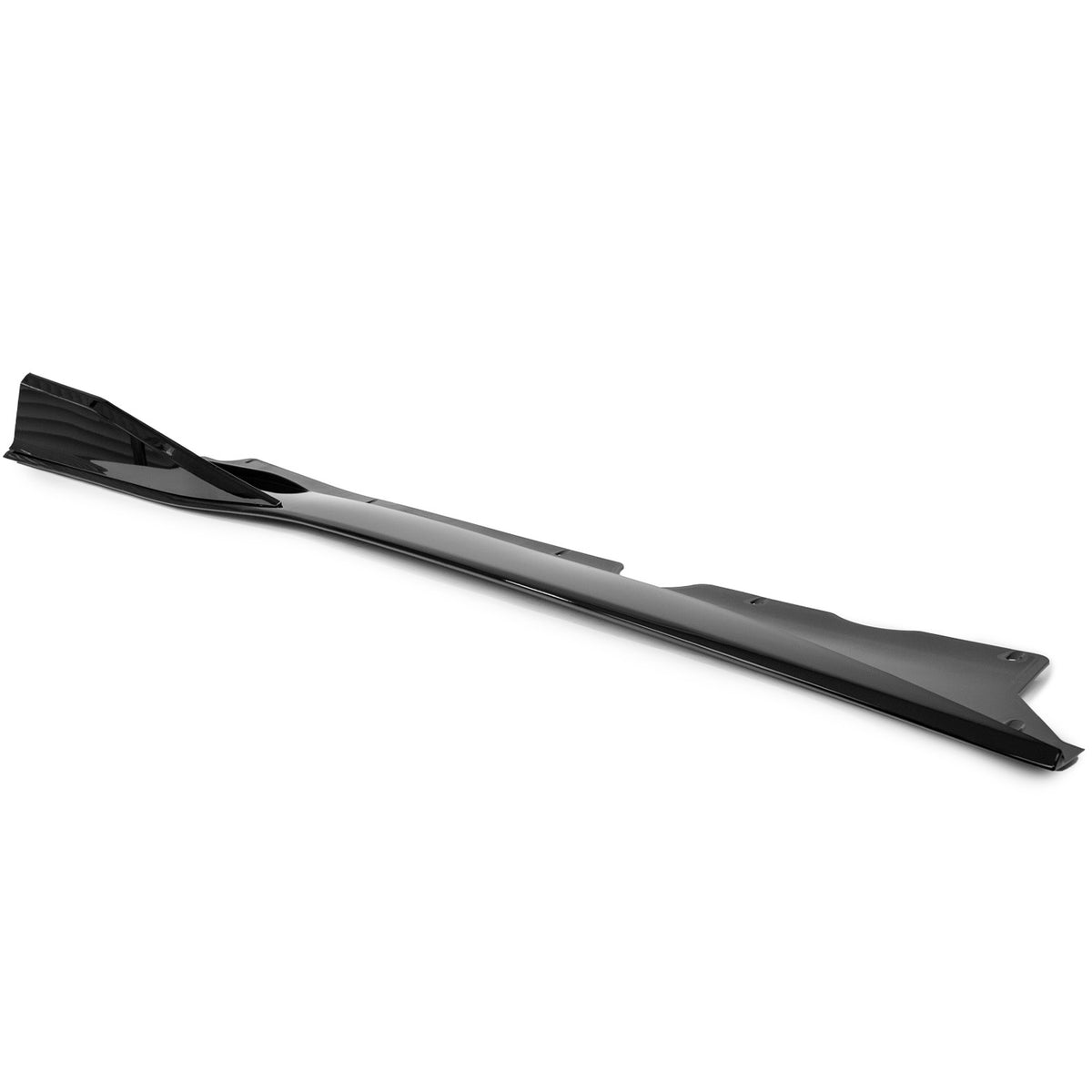 2020-2026 Corvette C8 5VM Style Side Skirts, Gloss Black - view 7