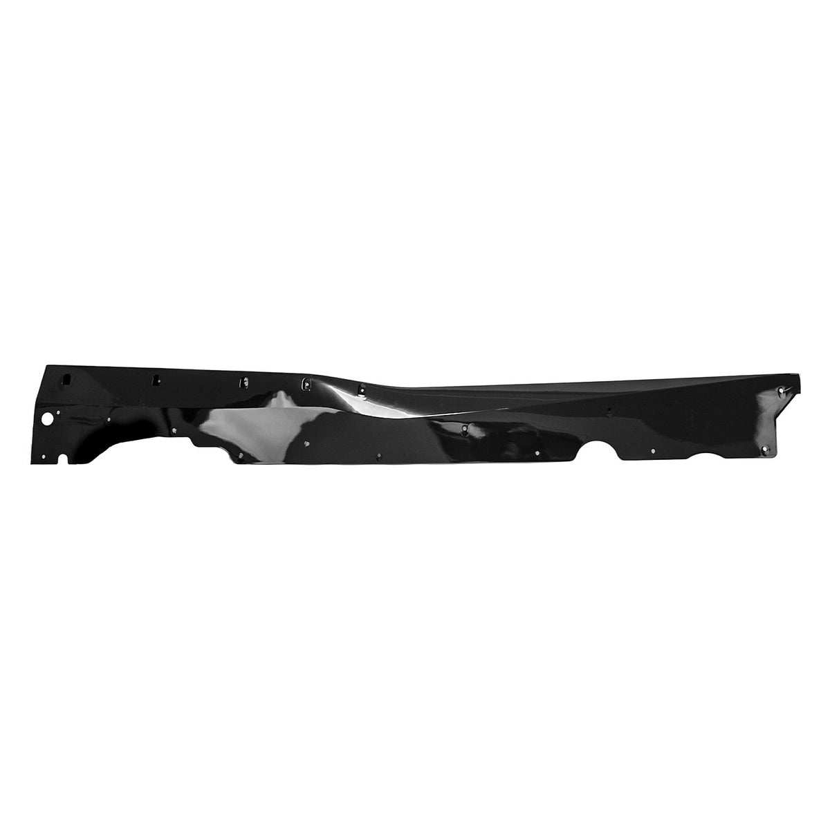 2020-2026 Corvette C8 5VM Style Side Skirts, Gloss Black - view 9
