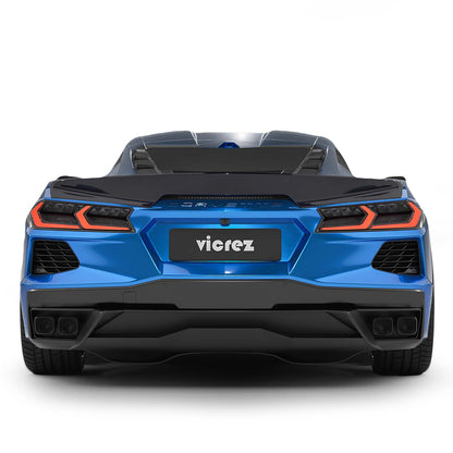 2020-2026 Corvette C8 V3R Style Rear Spoiler, Gloss Black - view 7