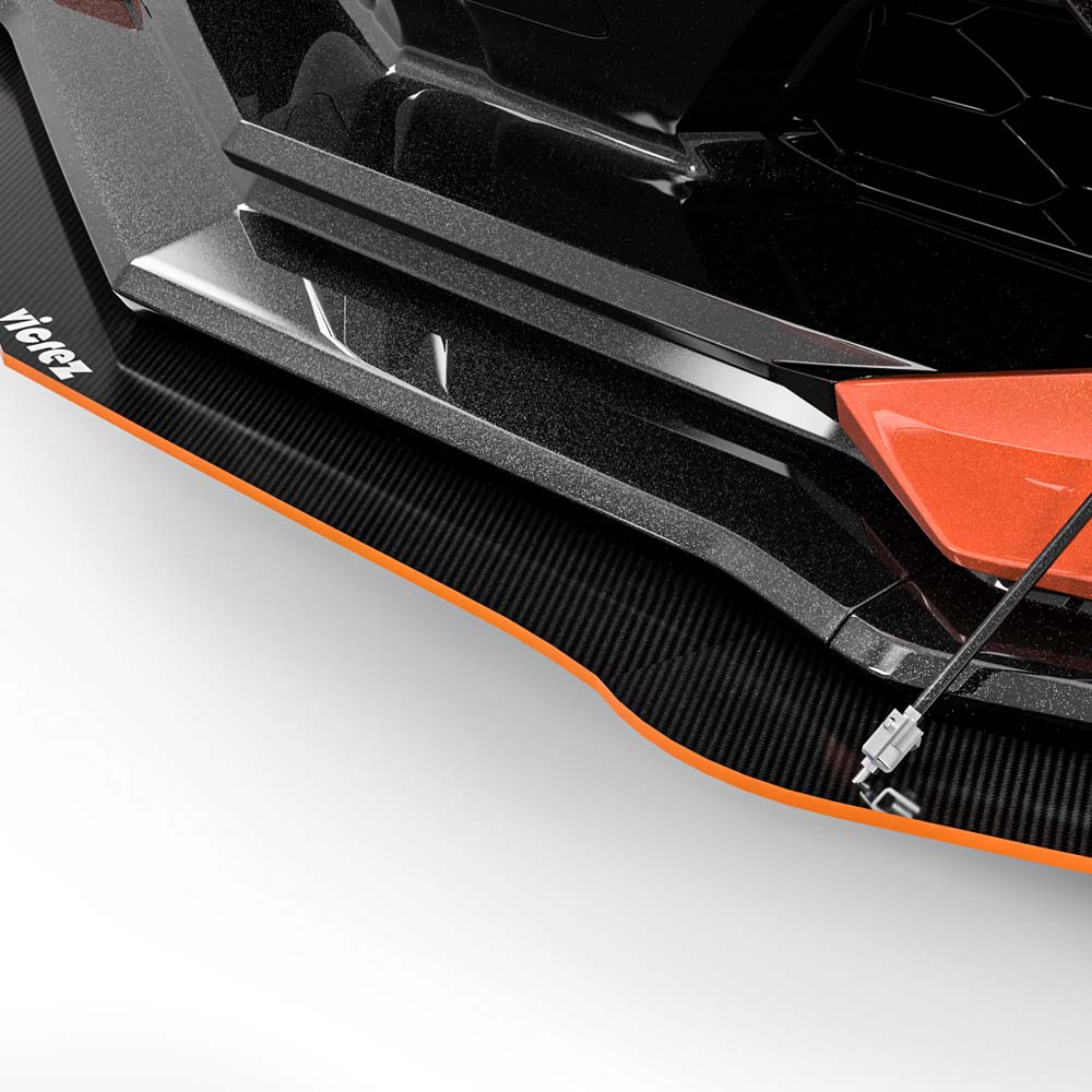 2020-2026 Corvette C8 V5R Aero Package, Splitters & Winglets - view 6