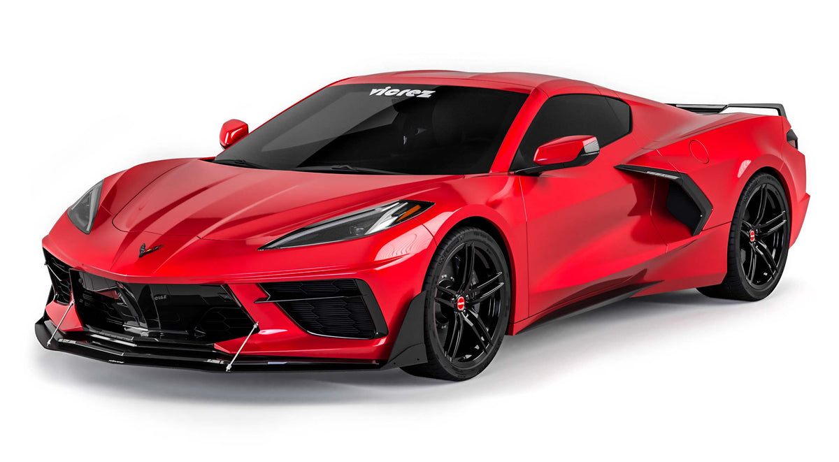 2020-2026 Corvette C8 VZR1 Full Aero Splitter Package - view 2