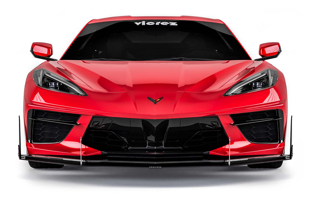 2020-2026 Corvette C8 VZR1 Full Aero Splitter Package - view 4