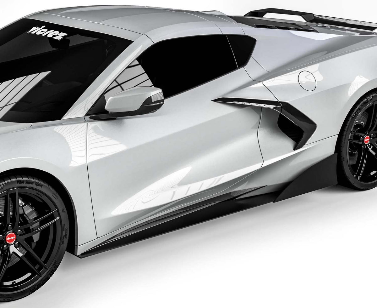 2020-2026 Corvette C8 VZR1 Full Aero Splitter Package - view 9