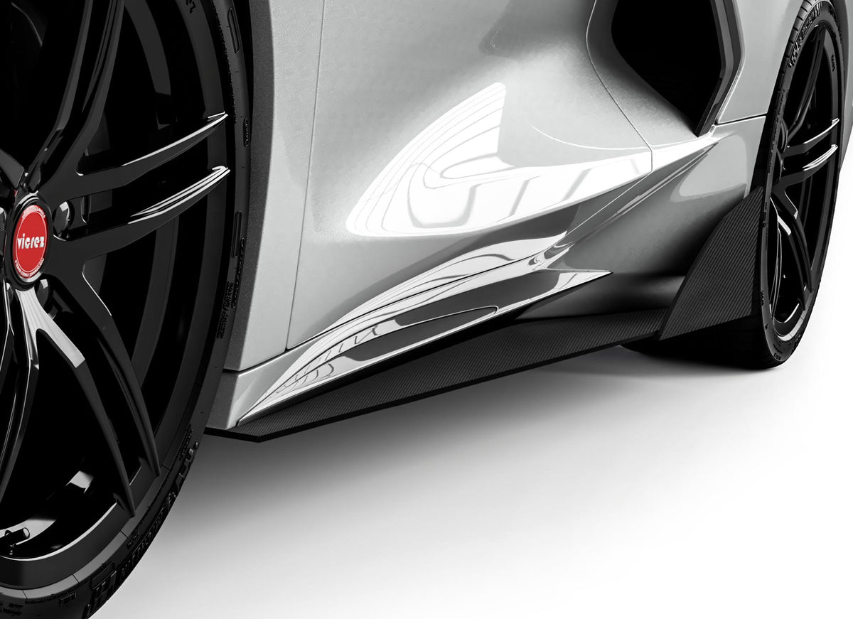 2020-2026 Corvette C8 VZR1 Full Aero Splitter Package - view 14