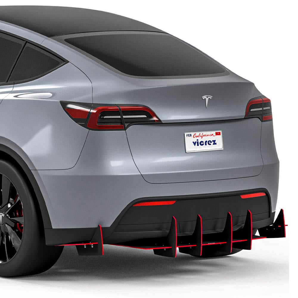 2020-2026 Tesla Model Y Genali VR2 Rear Diffuser, Made in USA