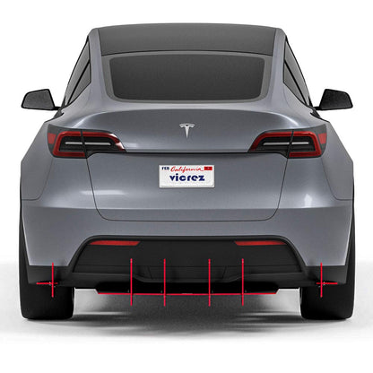 2020-2026 Tesla Model Y Genali VR2 Rear Diffuser, Made in USA - view 3