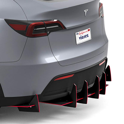 2020-2026 Tesla Model Y Genali VR2 Rear Diffuser, Made in USA - view 4
