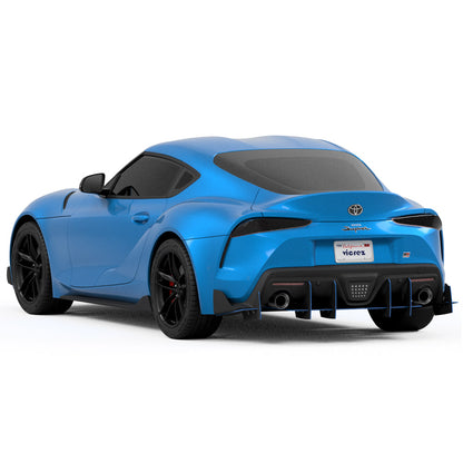 2020-2026 Toyota Supra Genali VR2 Rear Diffuser, Made in USA - view 2