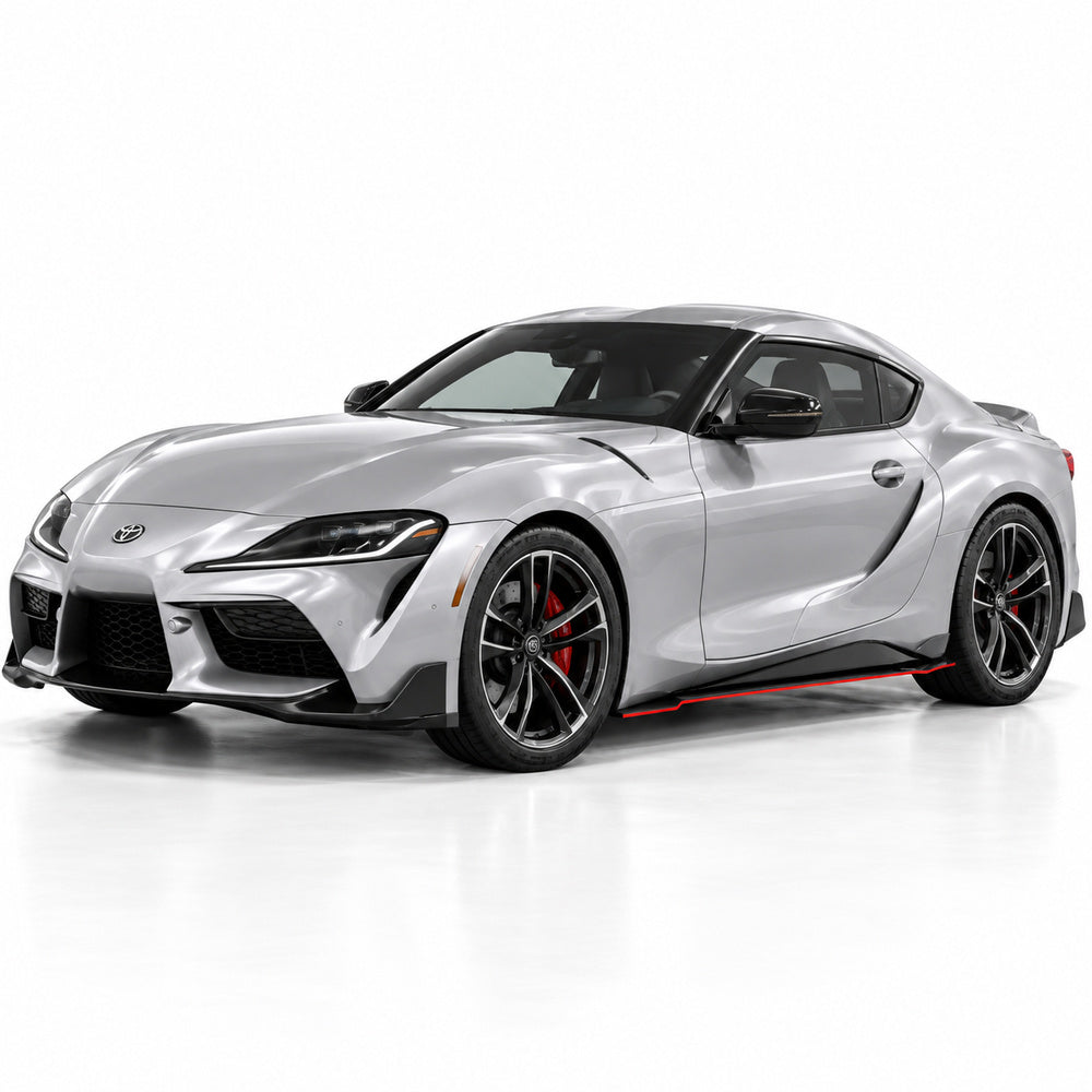 2020-2026 Toyota Supra V7R Side Skirt Splitter Set - view 2