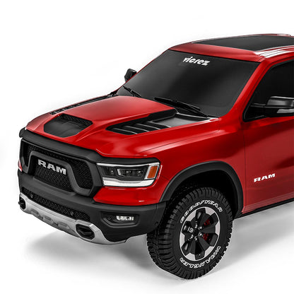 2021-2023 Ram 1500 TRX Style Hood w/ Air Vent Scoop, Aluminum - view 7