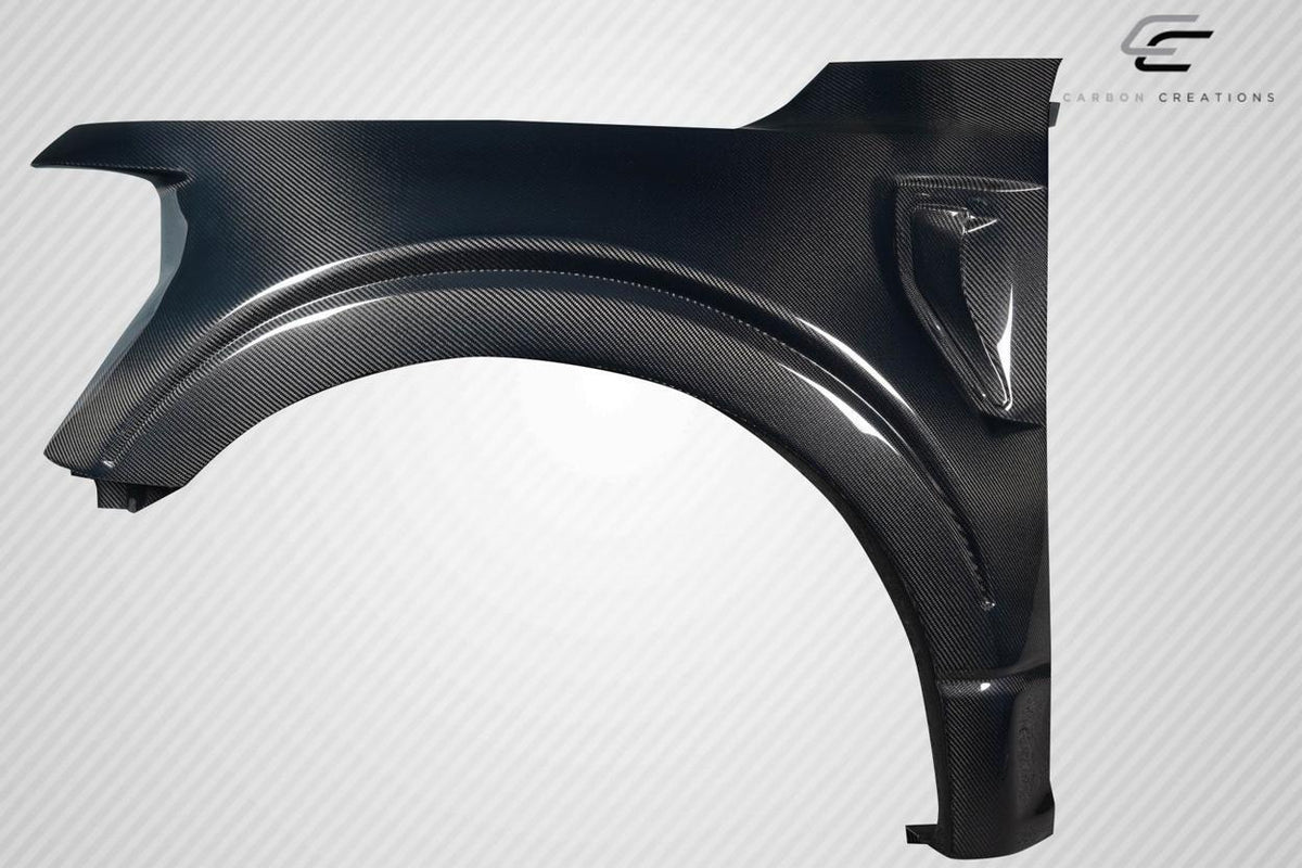 2021-2023 Ford F-150 4" Bulge Front Fenders, Carbon Fiber - view 2