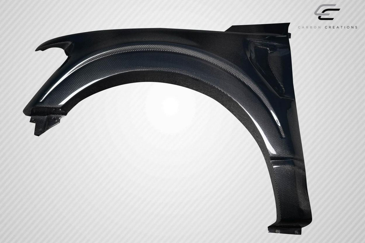 2021-2023 Ford F-150 4" Bulge Front Fenders, Carbon Fiber - view 3