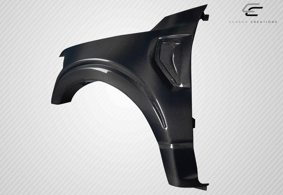 2021-2023 Ford F-150 4" Bulge Front Fenders, Carbon Fiber - view 4