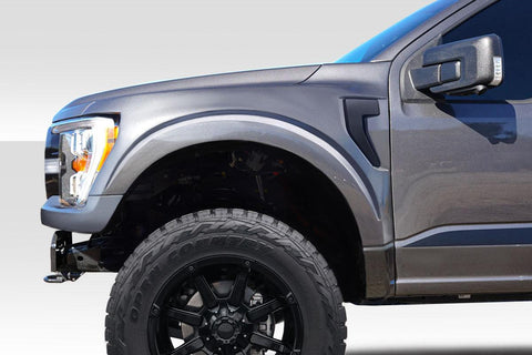 2021-2023 Ford F-150 Duraflex 4" Bulge Front Fenders - 2 Pieces