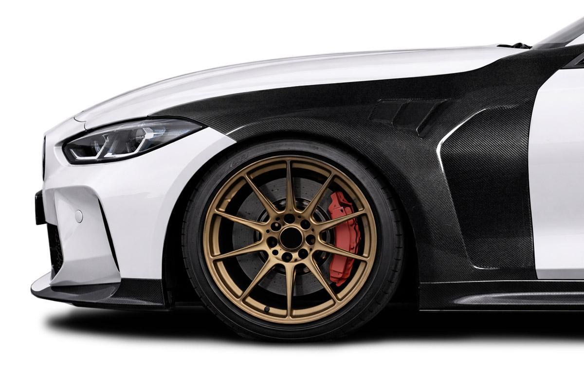 2021-2025 BMW G80 M3 Phase 3 Front Fenders, Carbon Fiber - view 2